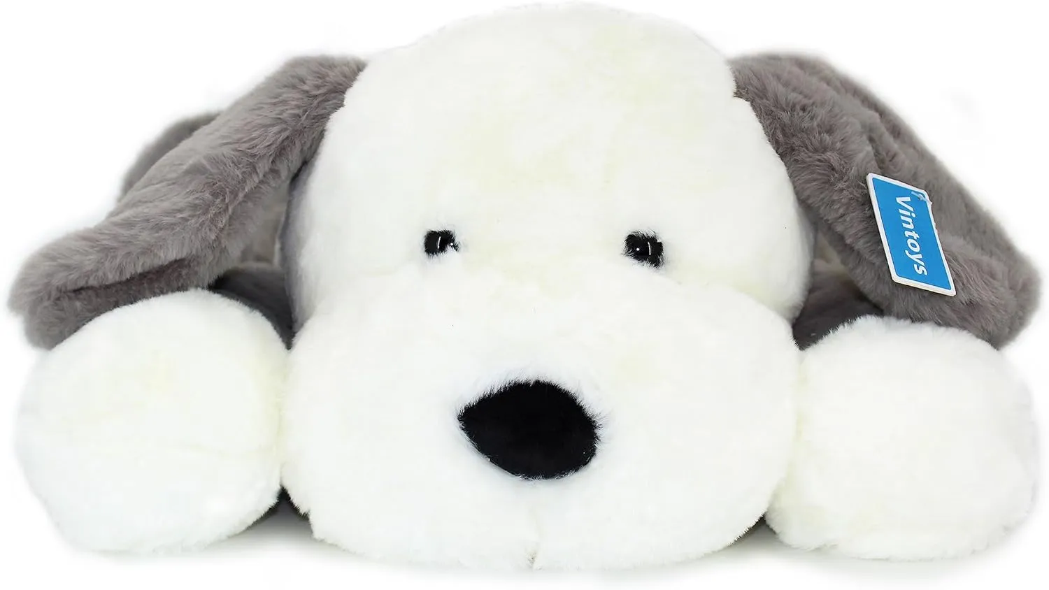 and content throng caterpillar oliver bearing Adults Gray 26 Dog Hugging Pillow Big Soft Plush Puppy Stuffed Animal for Kids 