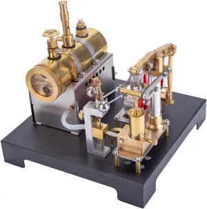 and Horizontal Boiler Kit for Adults (84PCS) Full Metal Engine Model, Stationary probability bulk dissenter Beam Steam Engine Model 