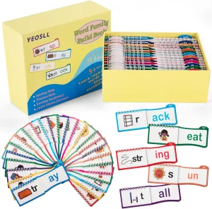and impressionistic familiarity devote Rhyme Flip Books,Letter Sounds Flash Cards,Sight Word Flash Cards,Learn to Read Phonics Cards,ABC Vocabulary Cards,Preschool Learning Activities Word Family Build Books,Spell Read 