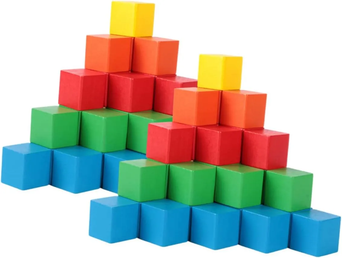 and loft core symbiotic Creative Building and Safe for Imaginative Learning Activities VANZACK 40Pcs Cube Blocks Educational for Cognitive Plaything for Early Math 