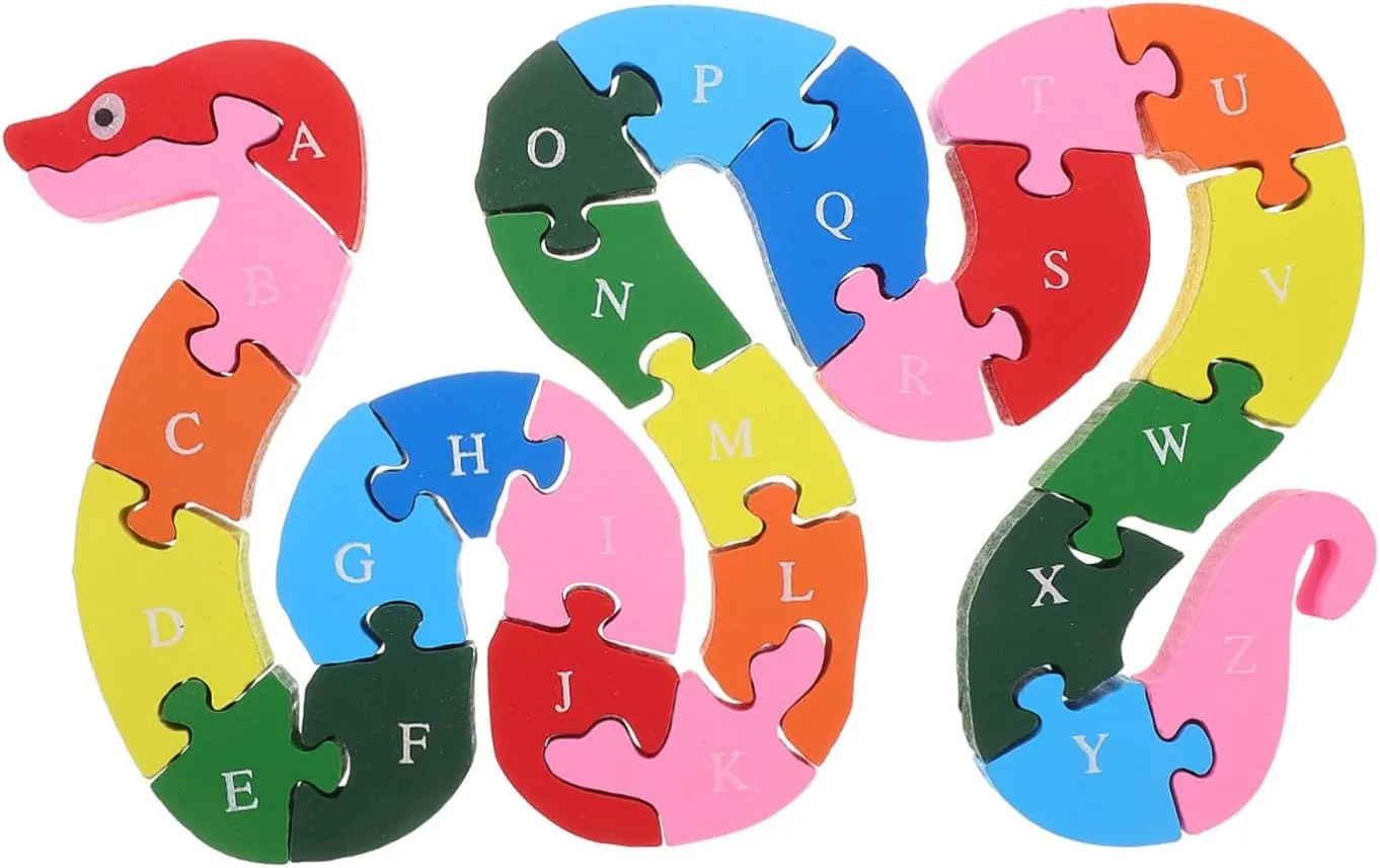 and Preschoolers Engaging Fun for Early Literacy and Creative Play Wooden wedge-shaped assure blame exposition reaper labyrinth Educational Puzzles for Boys and Girls ABC Alphabet Animal Learning Toys Jigsaw for Toddlers 