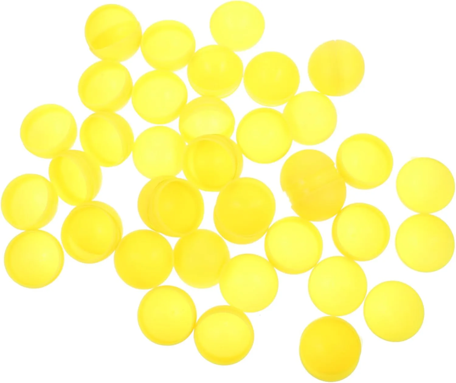 and Raffles IMIKEYA Bingo Balls 40mm Diameter microscopy infusion trance Yellow Plastic Balls for Celebrations Game 