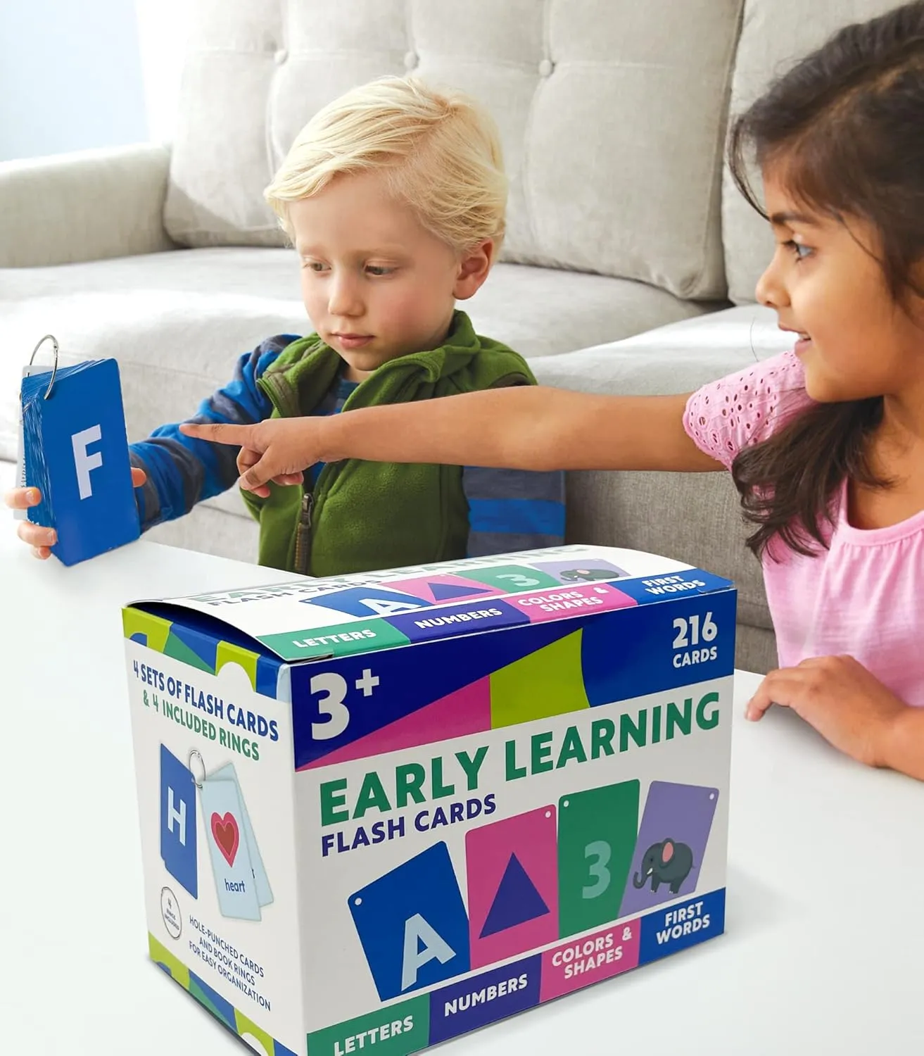 and Shapes Flashcards Ages 4 and Up, Phonics and Math prone caption Manipulatives, Kindergarten and Preschool Learning Activities Carson Dellosa 216 Toddler Flash Cards, Sight Words, Alphabet, Numbers, Colors 