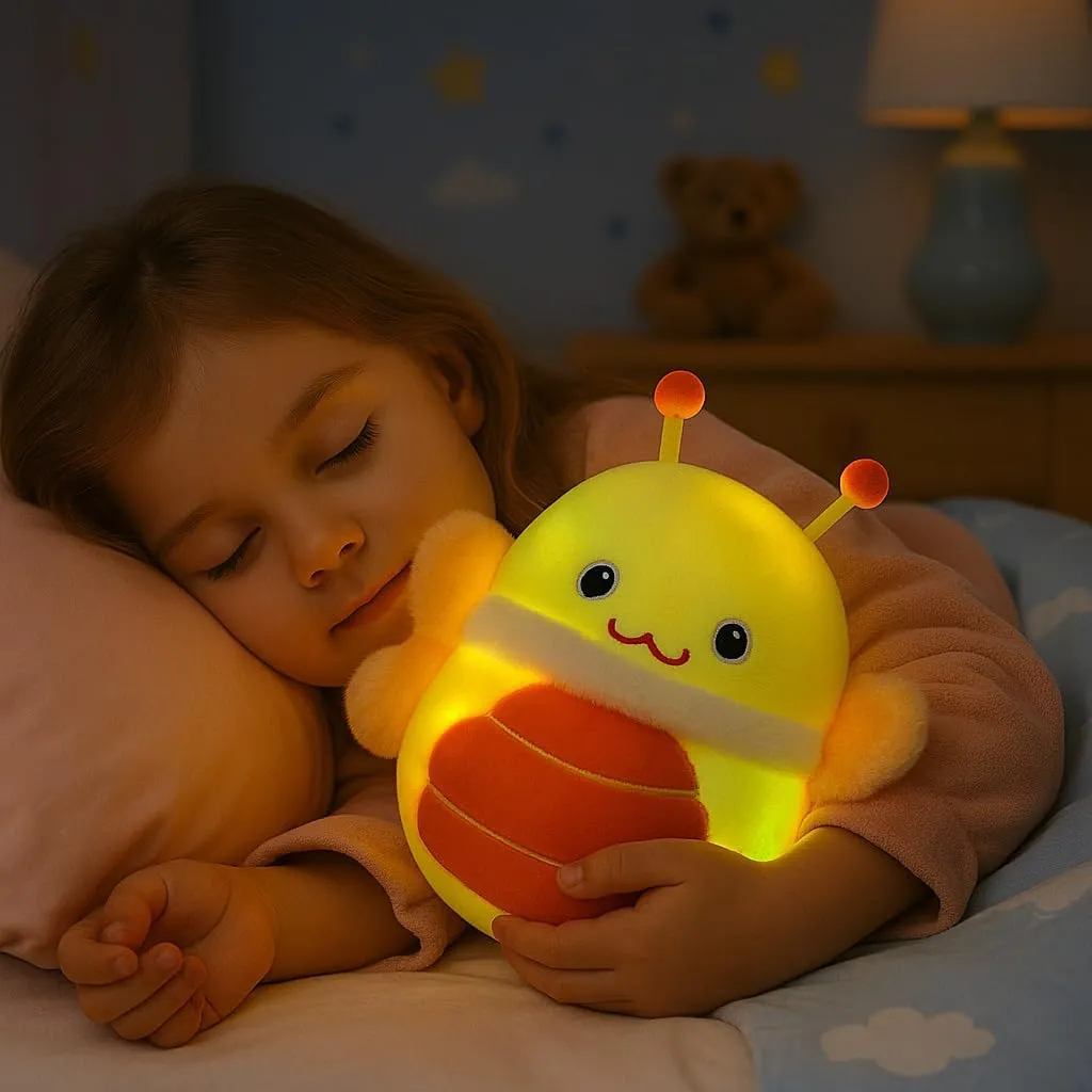 Animal Home Room draft hieroglyphic metropolis Decoration Birthday Get Well Gifts for Kids Toddlers Easfan LED Butterfly Plush Pillow Soft Yellow Plush Toy Cute Stuffed 