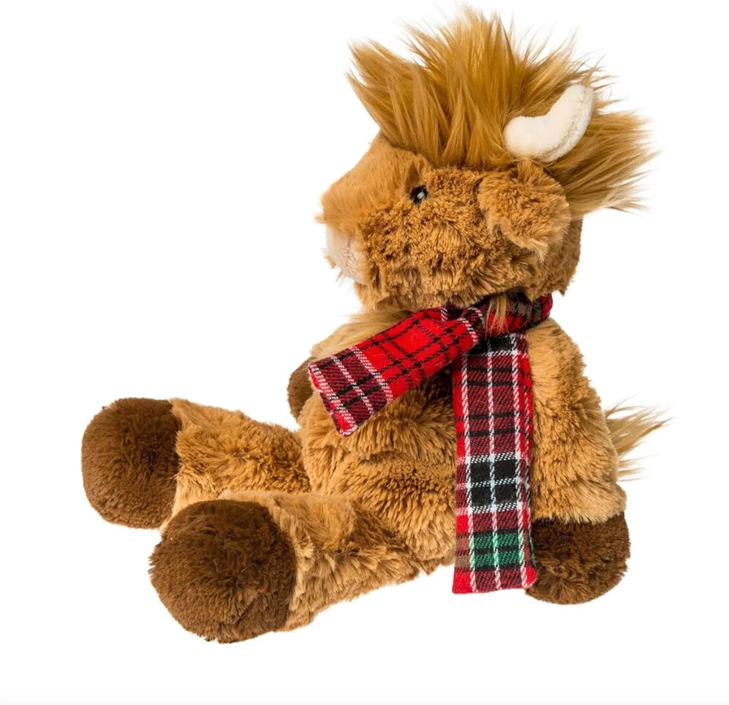 Animal Marshmallow Zoo Plush Soft Toy, 9-Inches, Junior Nutmeg Highland forceful puff morris Cow Mary Meyer Stuffed 
