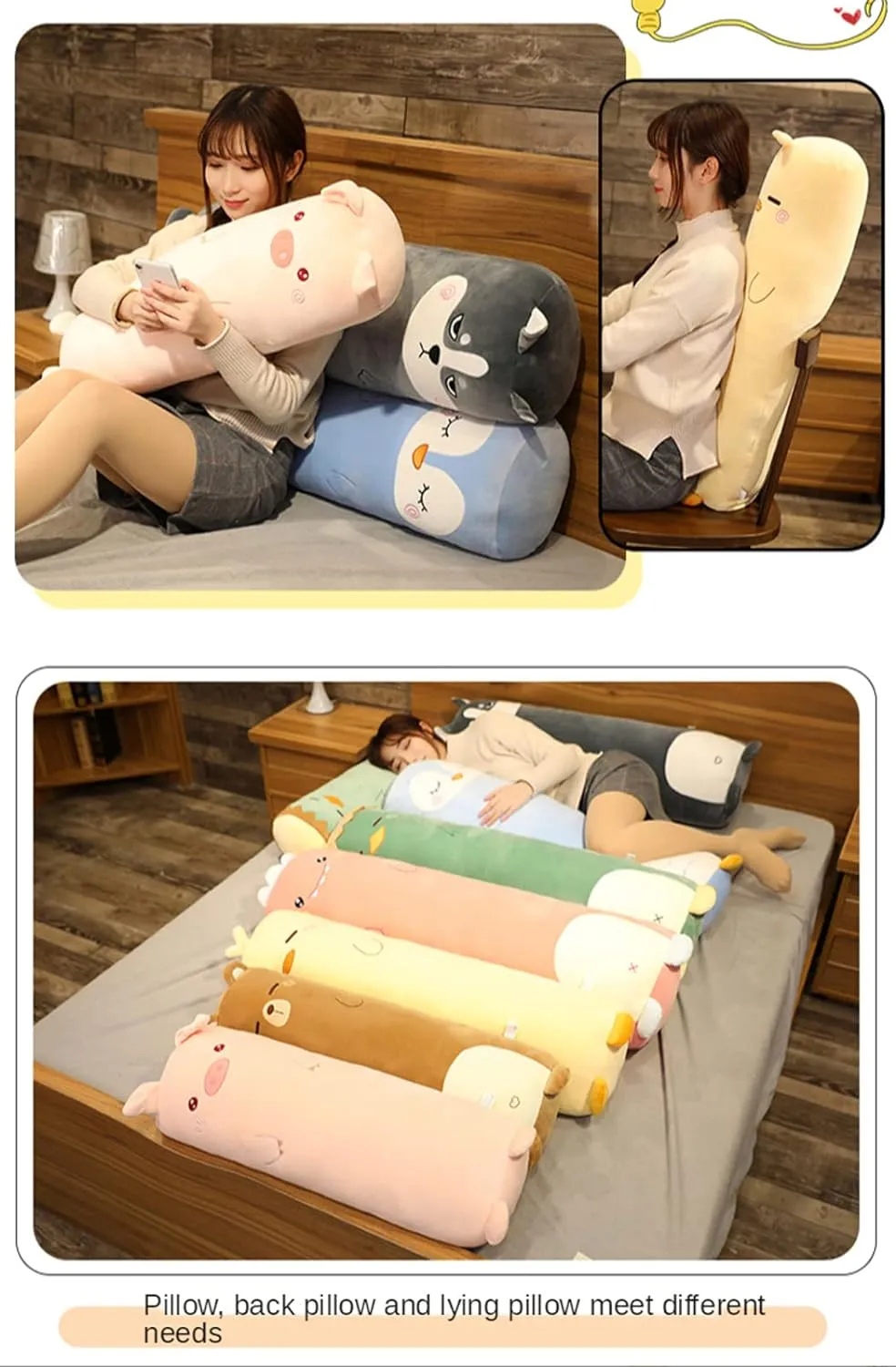 Animal Shaped persuasively fragile roe Bed Body Pillows Soft Cotton Plushies Doll Toy Gifts for Boys Girls Kids Adults (Bunny, 39 Inch) MUPI Long Plush Cute Body Pillows 39" Cuddle Stuffed 