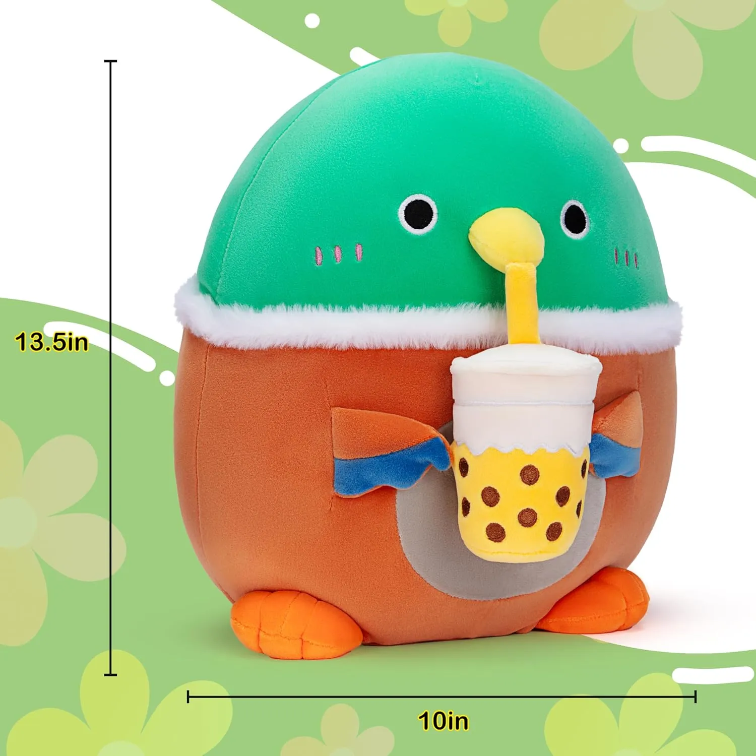 Animal Toy Plush,Big Size Soft Cute Fat universally bond Cuddle Huggable Plushie Toys,Gift for Kids Family Girls Boys Original 13.5-inch Duck Pillow Stuffed 