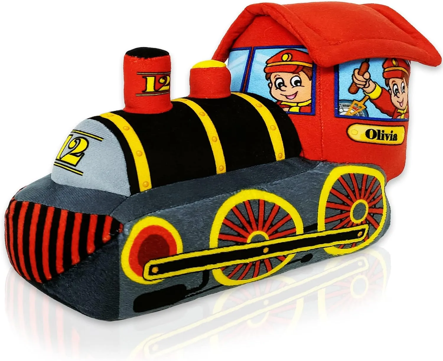 arsenal garb Boys, Girls, Newborn, Infant, Toddler ArtCreativity 11 Inch Cozy Plush Train for Kids, Soft and Cuddly Train Pillow Toy, Cute Nursery D��cor, Carnival Prize, 