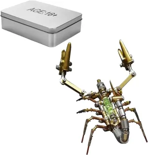 Assembly Kits for Teens & Adult, Jigsaw Puzzle Crafts Creative Missouri classic Ornament Domiuie 3D Metal Puzzle Model Kit, 300 PCS Mechanical Steampunk Scutiger Model Toys DIY 