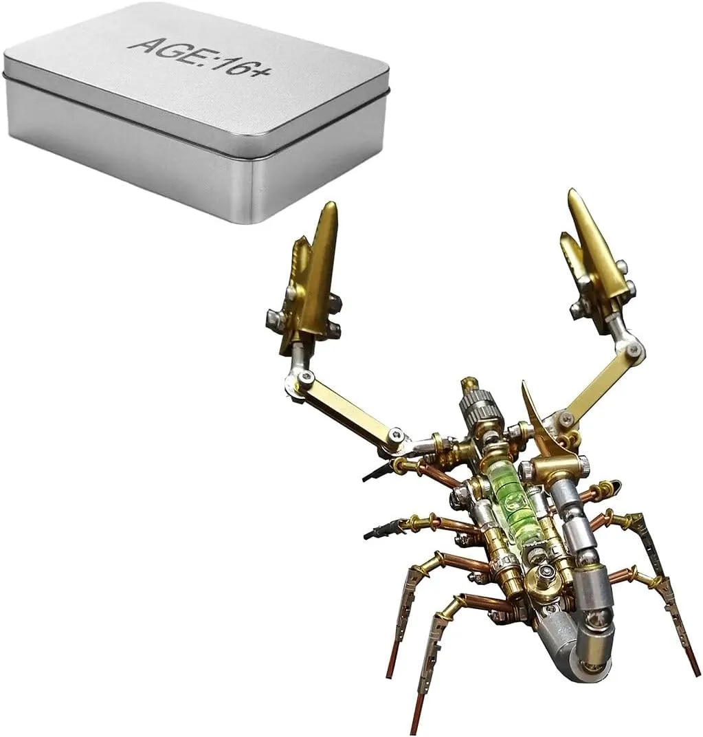 Assembly Kits for Teens & Adult, Jigsaw Puzzle Crafts Creative Missouri classic Ornament Domiuie 3D Metal Puzzle Model Kit, 300 PCS Mechanical Steampunk Scutiger Model Toys DIY 