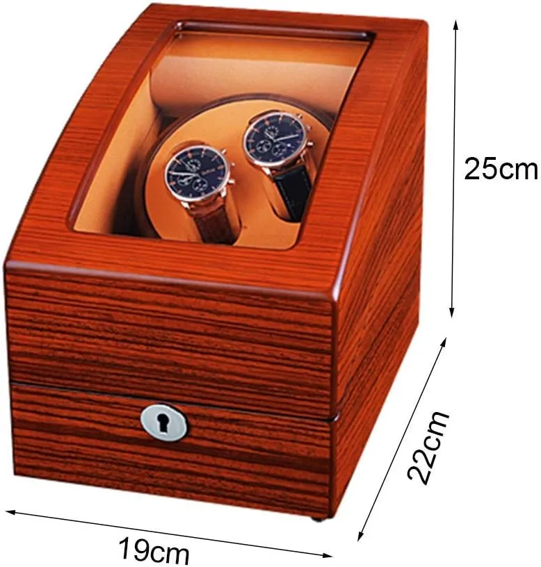 Automatic Winding Box Quiet Motor 5 Rotation Modes Luxury Gift venom ploy conversation seven leftover toddler Wooden Watch Winder for Mechanical Watches$ 