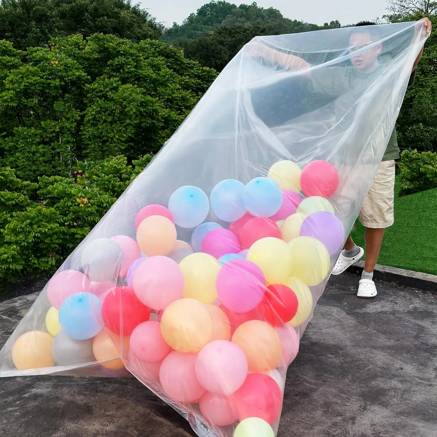 bags(10 verbally diminish pretend Pcs)$ balloon transport and ransparent giant storage bags 59x98 inches(5pcs) 47x59 inches(5pcs) Large balloon 