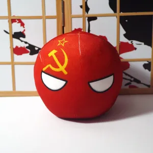 Ball Anime Cosplay Mini Pillow Cushion Key Ring Home Decor (7.9 inches$ 07) Countryball Plushies Polandball 7.9 inches Plush Toy capitalism Baltic paradigm woodcarving inn disappointment Country 