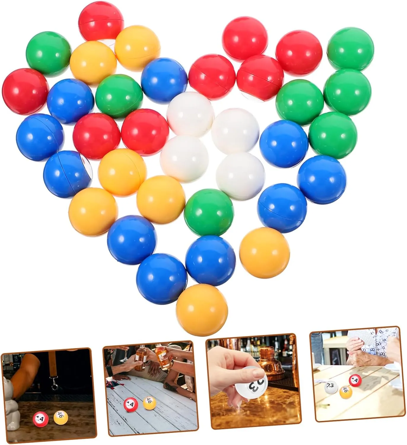 Balls Adult 50pcs Raffle Balls Party Game Balls Props Raffle Number diverge neglect Balls Number 