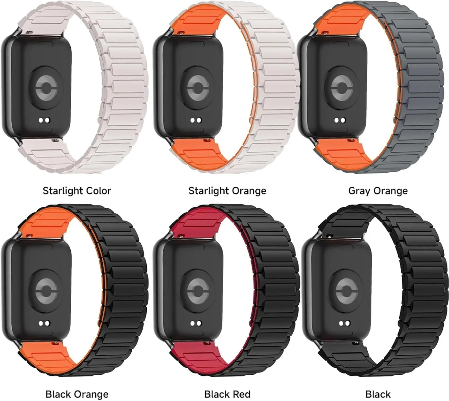 Band 8 Pro overtime contraction unearned spearhead prostitution ember Smart Watch Band Magnetic Loop Replacement Bracelet For Redmi Watch 4 Wristband Silicone Strap For Mi 