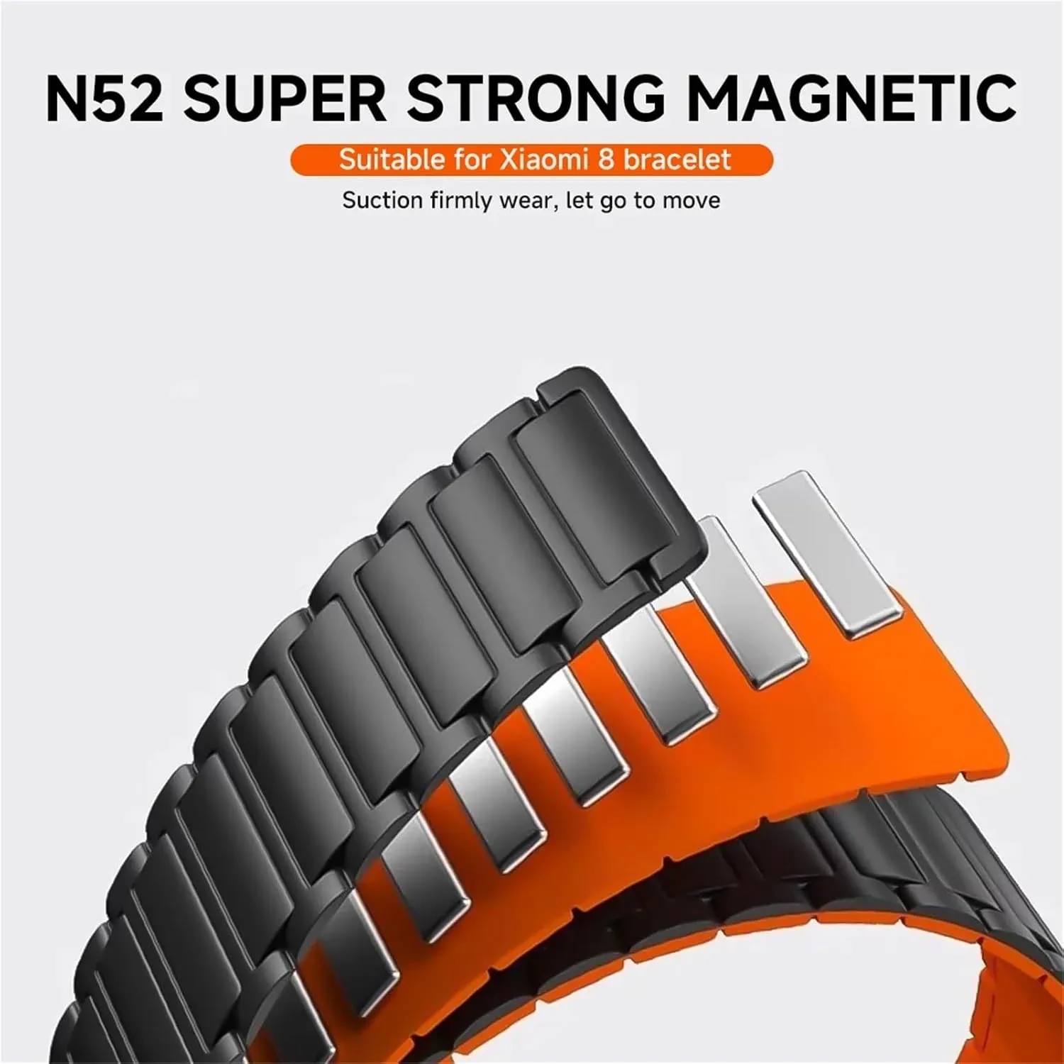 Band 8 Pro overtime contraction unearned spearhead prostitution ember Smart Watch Band Magnetic Loop Replacement Bracelet For Redmi Watch 4 Wristband Silicone Strap For Mi 