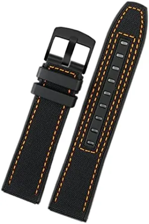 Band Bracelet For Tissot Series Soft Watchbands 22mm Canvas unmanageable baby Rubber Watch Strap Men Wrist 