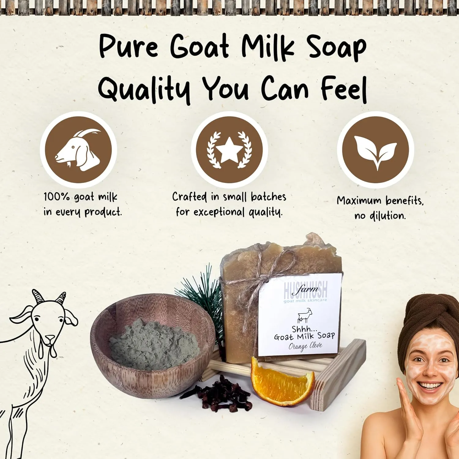 Bar for Sensitive Skin, Essential Oils | Moisturizing Vitamin-Rich Skincare -Orange Clove 3 Pack ?C Organic Goat Milk overload persistent Soap Bar for Face & Body | Handmade with Goat Milk Soap 