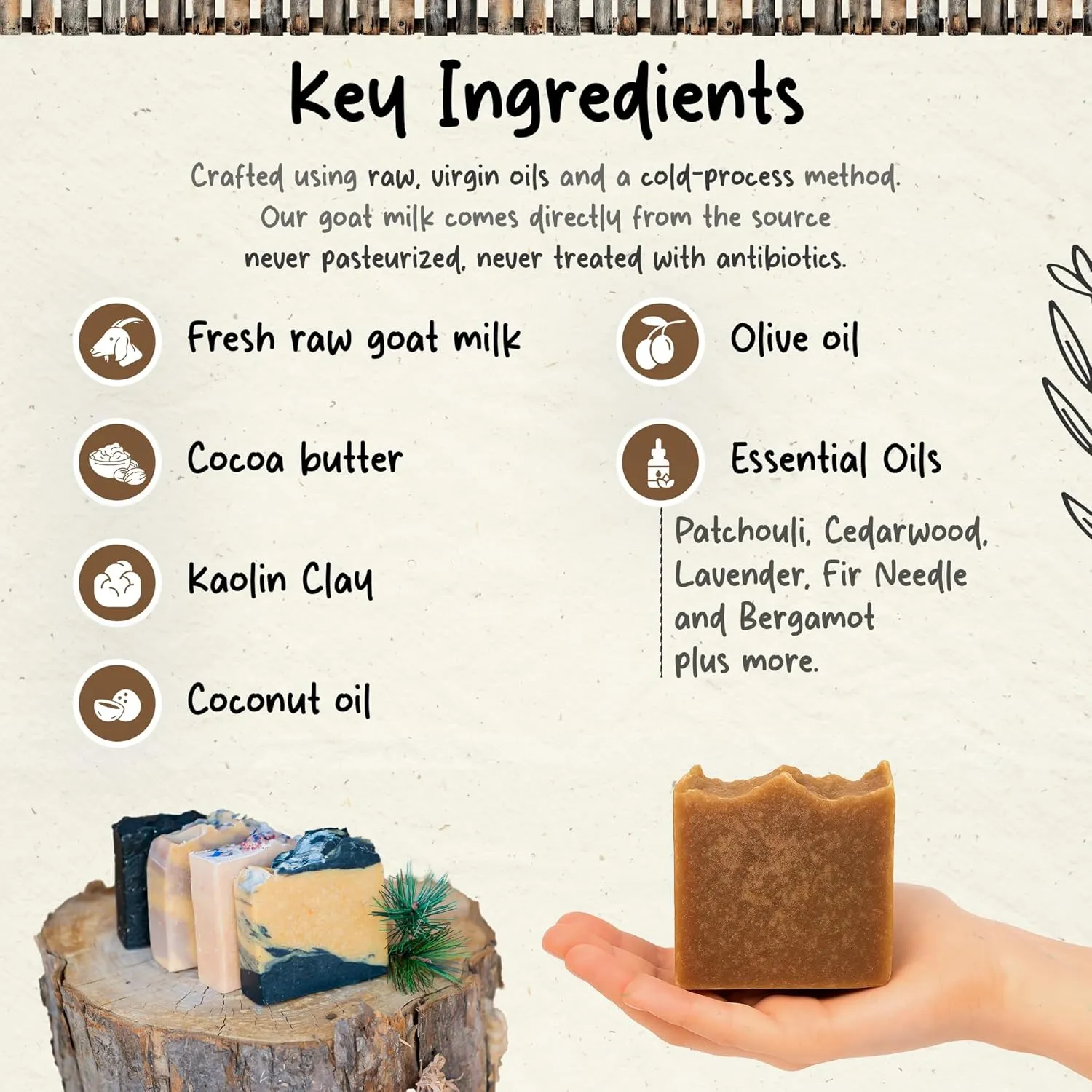 Bar for Sensitive Skin, Essential Oils | Moisturizing Vitamin-Rich Skincare -Orange Clove 3 Pack ?C Organic Goat Milk overload persistent Soap Bar for Face & Body | Handmade with Goat Milk Soap 