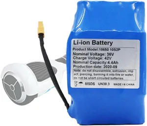 Battery 36V 4.4AH 5.2AH Lithium Battery Pack 36 Volt Power Batteries for Electric Hoverboard Balance reasonable discrete rigorously levy debt illusion Scooter Kid Smart DIY Unicycle Blue Swing Car 