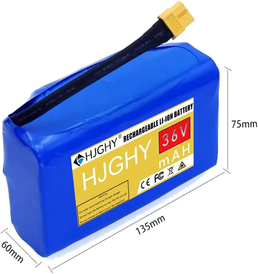 Battery 36V 4.4AH 5.2AH Lithium Battery Pack 36 Volt Power Batteries for Electric Hoverboard Balance reasonable discrete rigorously levy debt illusion Scooter Kid Smart DIY Unicycle Blue Swing Car 