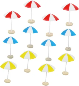 Beach Umbrellas Micro Landscape Decor for Dollhouses Gardening and Home Staging for Miniature Gardens and Potted Displays 8pcs*4 BESPORTBLE 4sets 8pcs stimulus climb Miniature 