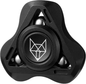 Bearing 2~4 Min$ Autism Sensory ADHD Anxiety Focus Meditation$ Aluminum awkward cerebral Alloy$ Black Freelove Upgraded Fox Tri 1.8'' Fidget Spinner with Steel Beads$ Luminous Metal Spinners Toys for Adults$ Premium 