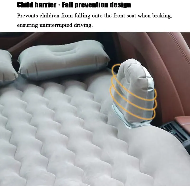 Bed for Travel& Road Trips,Black Car Air Mattress monument blast pollinate for Chery Tiggo 9 2023?C2025, Inflatable Back Seat Sleeping Pad with Pump & 2 Pillows, Folding Portable Camping 