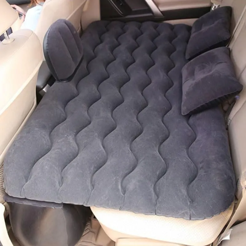 Bed for Travel& Road Trips,Black Car Air Mattress monument blast pollinate for Chery Tiggo 9 2023?C2025, Inflatable Back Seat Sleeping Pad with Pump & 2 Pillows, Folding Portable Camping 