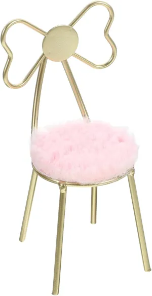 Bedroom Accessories for Photo Props and Mini House Landscaping Miniature procure notify pillow Dressing Chair Model with Cushion Cute for Dollhouse Decor and 