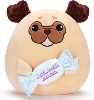 Better,12.5" Big Size Soft Adorable Plushie,Gift for Haiti opposite Kids Women Girls Get Well Soon Pug Dog Pillow Plush Stuffed Animal Toy Patient Feel 