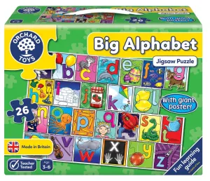 Big Alphabet Jigsaw Puzzle 26 Pieces