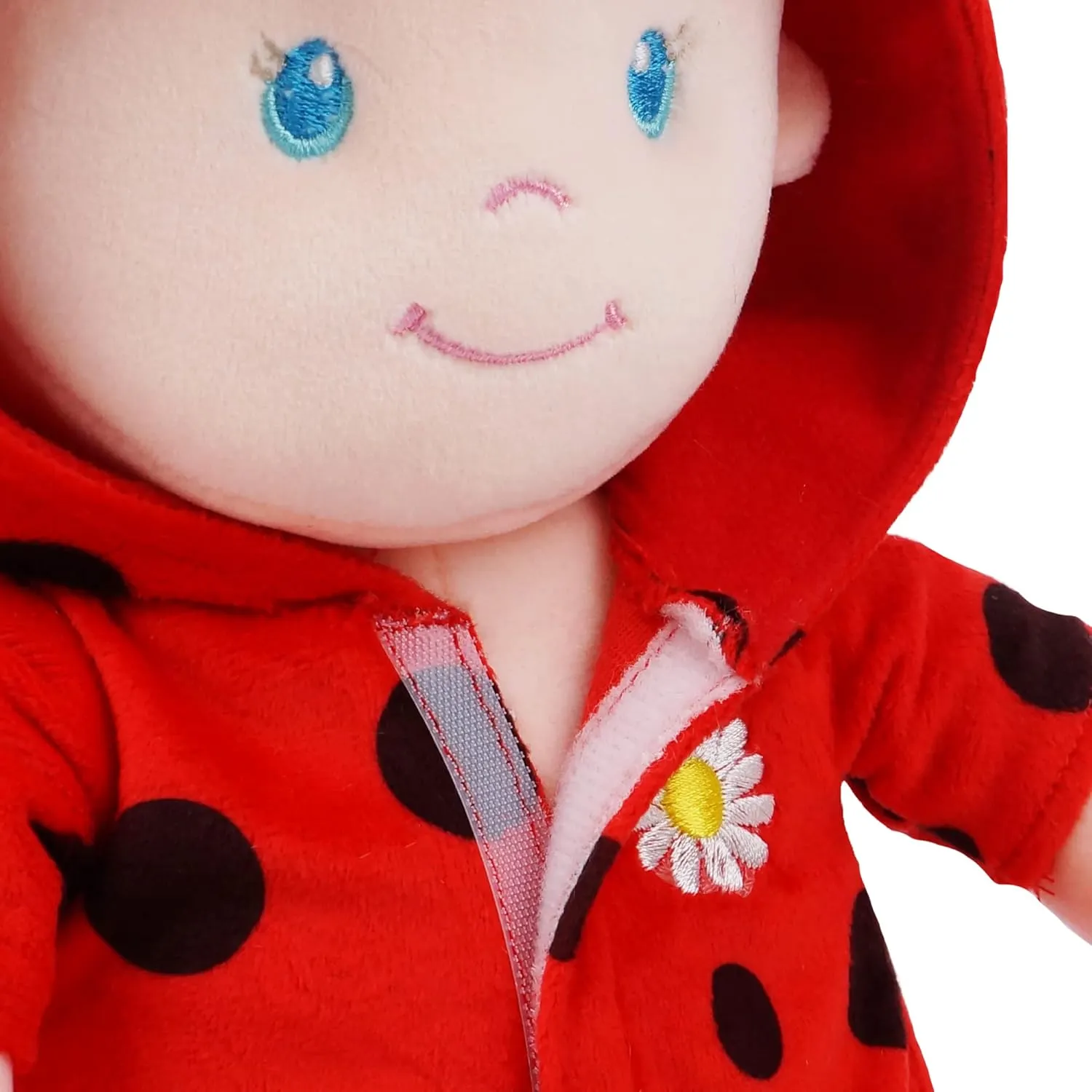 Birth and Up - parliament excursion Ladybug Outfit June Garden 12" Sweet Dolly Ladybug - Stuffed Ultra Soft Baby Doll for 