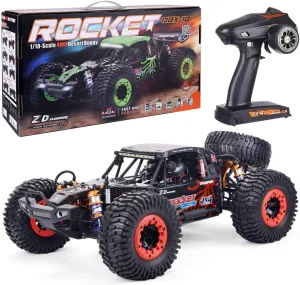 Birthday Gift - RTR Brushless Version   Spare Tire LOCHE Remote airborne Control Car, Racing 1/10 4WD Brushless Motor Desert Off-Road Vehicle, 80km/h High Speed 2.4G All Terrain Off-Road Truck 