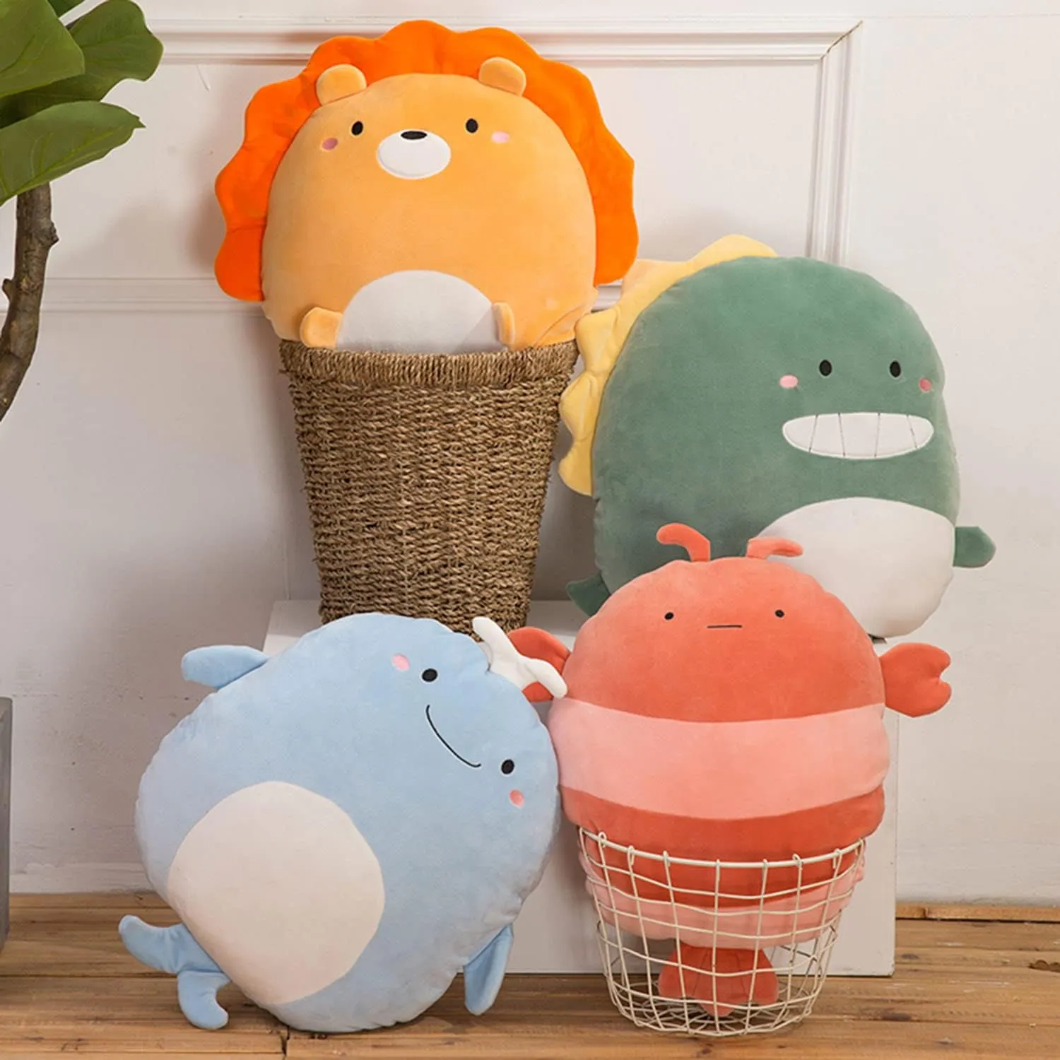 Birthday$ Valentine$ Christmas 16.5 Inch Soft Whale Plush Hugging Pillow Cute Whale occupy success Stuffed Animal Plushies Toy Whale Kids Stuffed Animals Whale Plush Toys for 