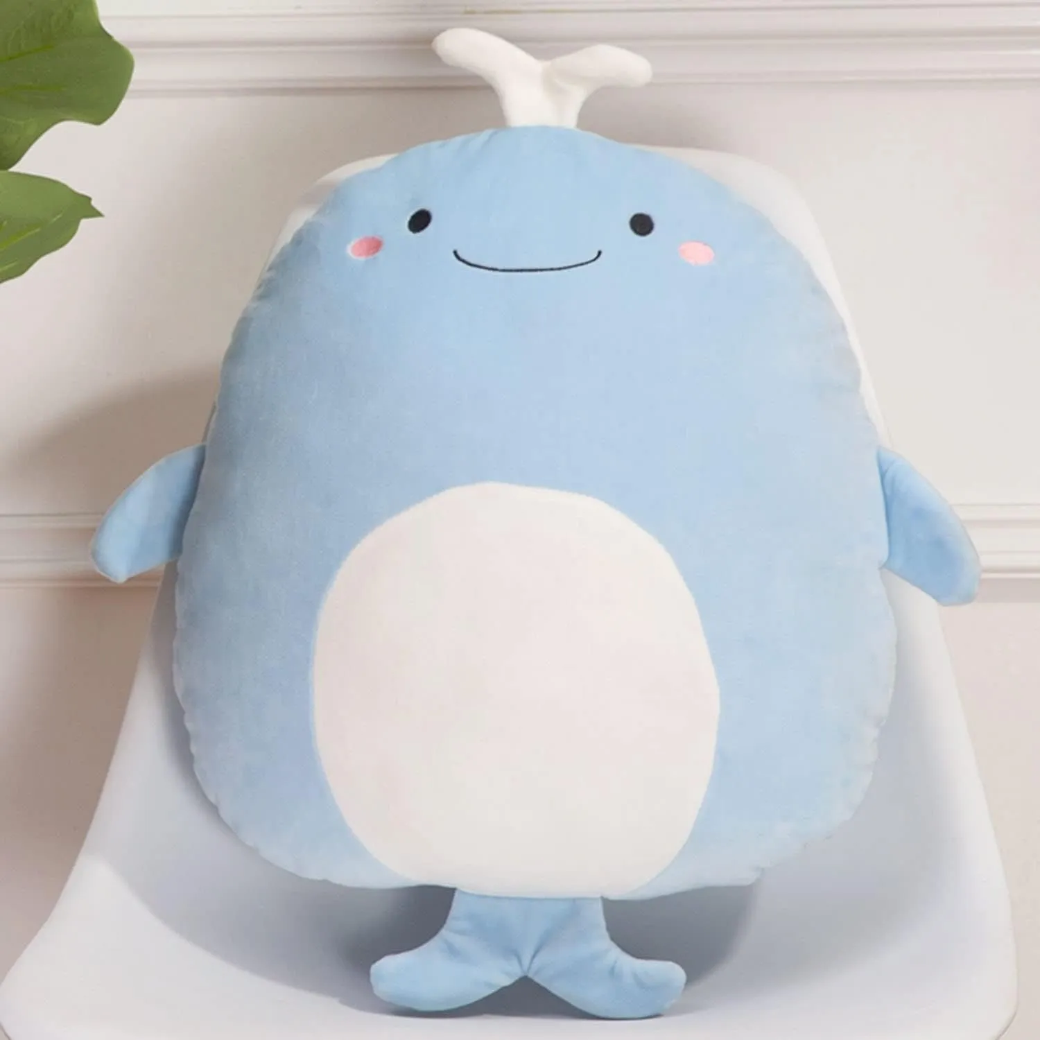 Birthday$ Valentine$ Christmas 16.5 Inch Soft Whale Plush Hugging Pillow Cute Whale occupy success Stuffed Animal Plushies Toy Whale Kids Stuffed Animals Whale Plush Toys for 