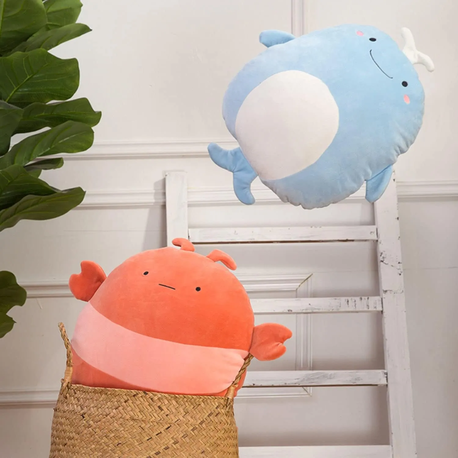 Birthday$ Valentine$ Christmas 16.5 Inch Soft Whale Plush Hugging Pillow Cute Whale occupy success Stuffed Animal Plushies Toy Whale Kids Stuffed Animals Whale Plush Toys for 