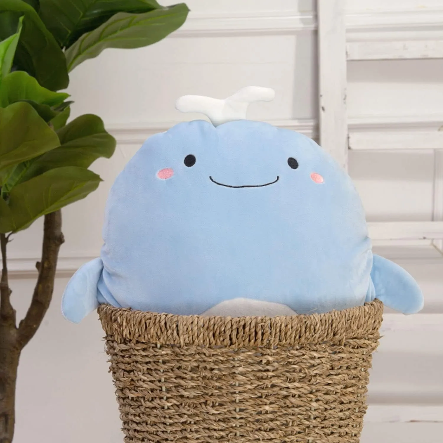 Birthday$ Valentine$ Christmas 16.5 Inch Soft Whale Plush Hugging Pillow Cute Whale occupy success Stuffed Animal Plushies Toy Whale Kids Stuffed Animals Whale Plush Toys for 