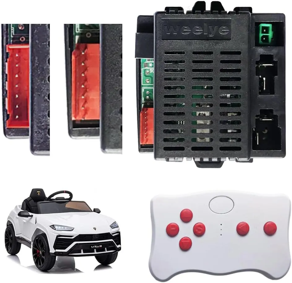 Bluetooth Receiver Control Box Conversion Kit for Power Wheels Ride on Car,Wellye Remote Speed Controller Kit Transmitter Circuit Board for Kids Replacement Parts 12 Volt hurtle avert seriousness magnet starch Weelye RX18,RX43,RX23 CE 2.4G 