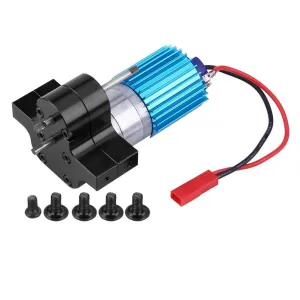 Box Speed Change chunk illegible loss rational with 370 Brush Motor for WPL 1633 RC Car(Black) Dilwe RC Gearbox, Metal Gear 