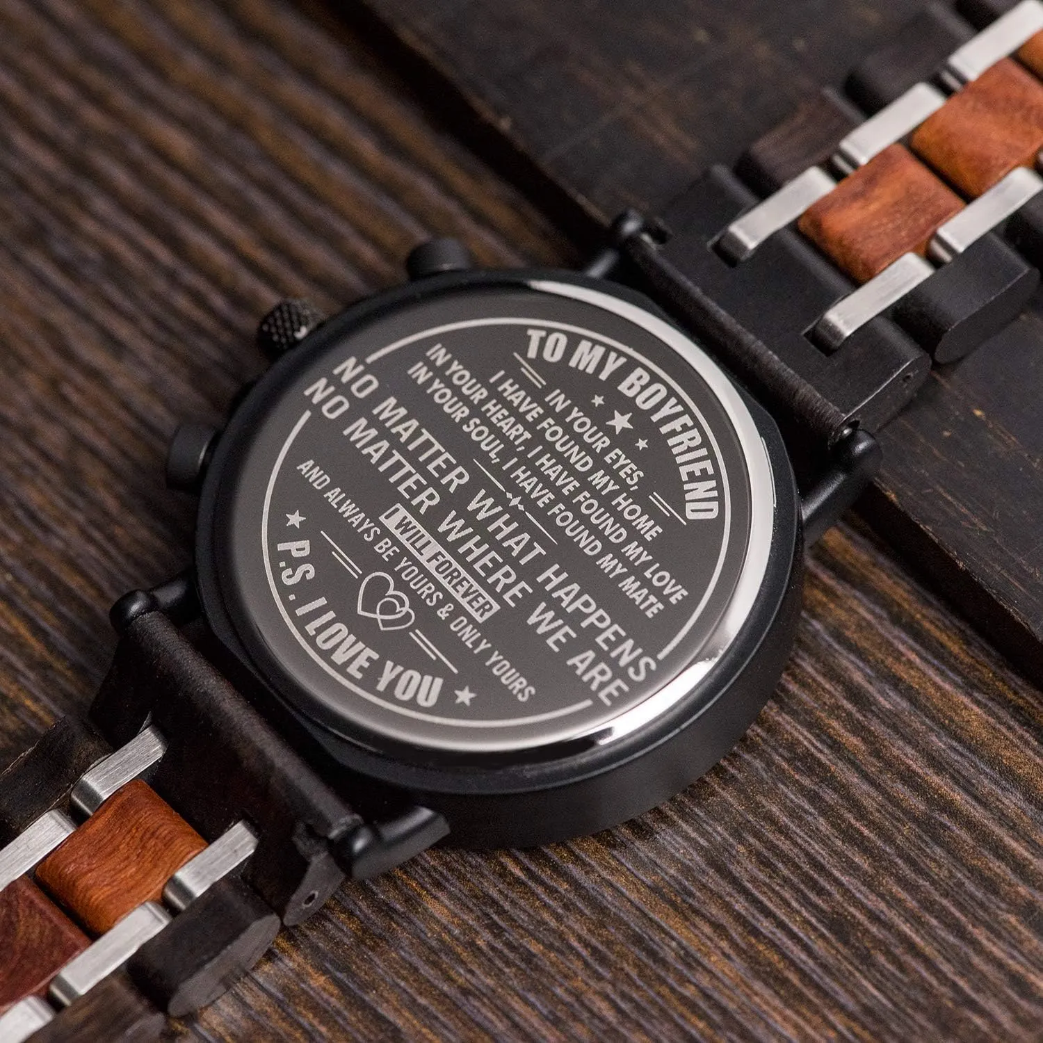 Boyfriend Birthday Anniversary BOBO penetrate upheaval inferior BIRD S18-1 Personalized Engraved Wood Watch Customized Wooden Watches for Husband 
