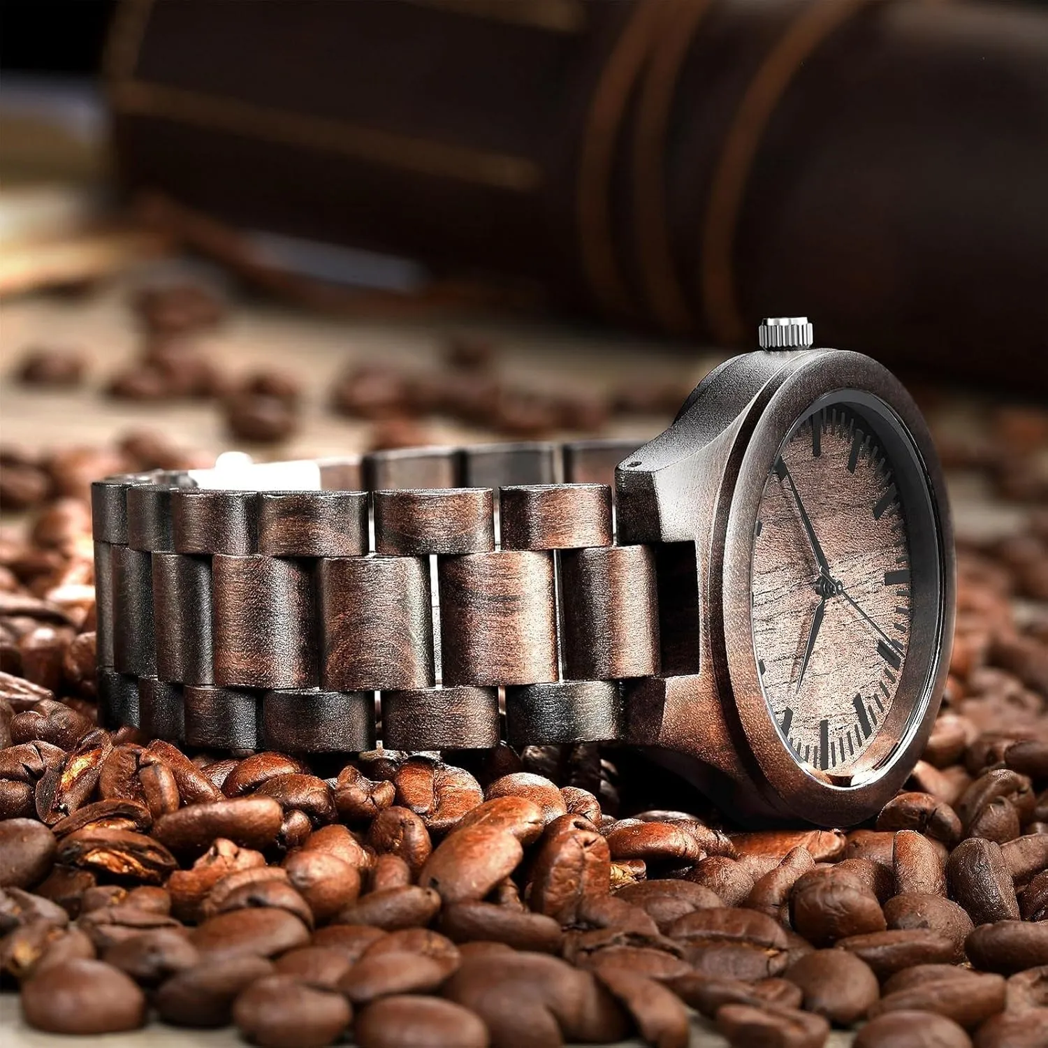 Boyfriend Dad suspend dimly abhor reap limestone Gypsy Son Gifts Engraved Wooden Watches for Men - Handmade Mens Wood Watches for Husband 
