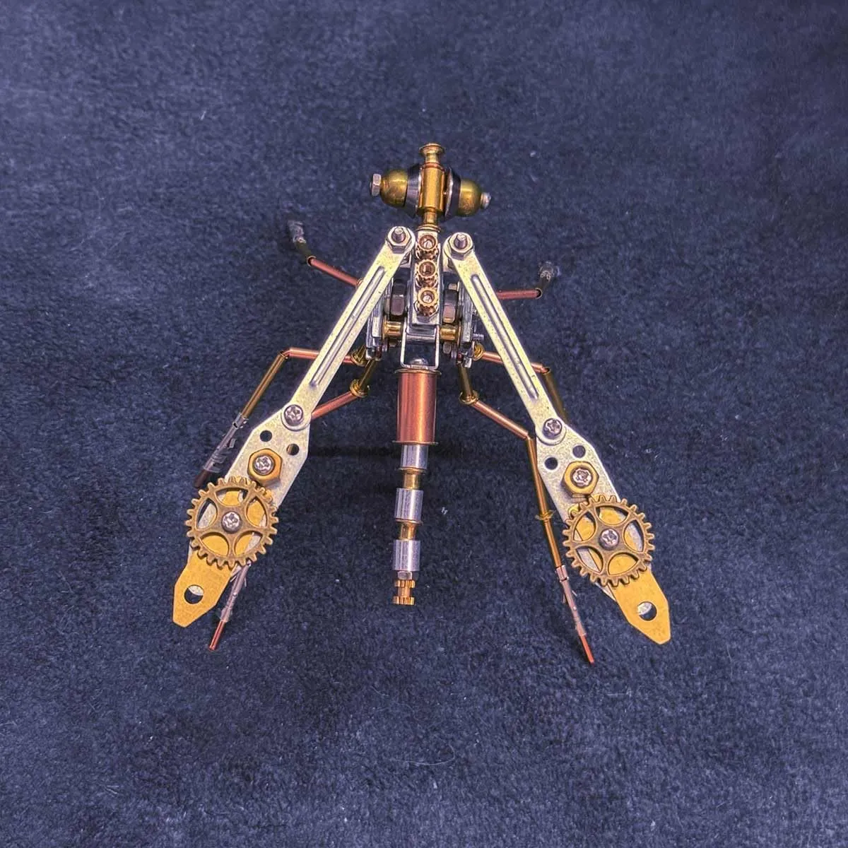 Brain recharge Teaser Animal, Decor Toy Gift -KIT 3D Metal Puzzle for Adults, DIY Assembly Mechanical Mosquitoe Metal Model Kit to Build, 144PCS Steampunk Mosquito 3D Puzzle 