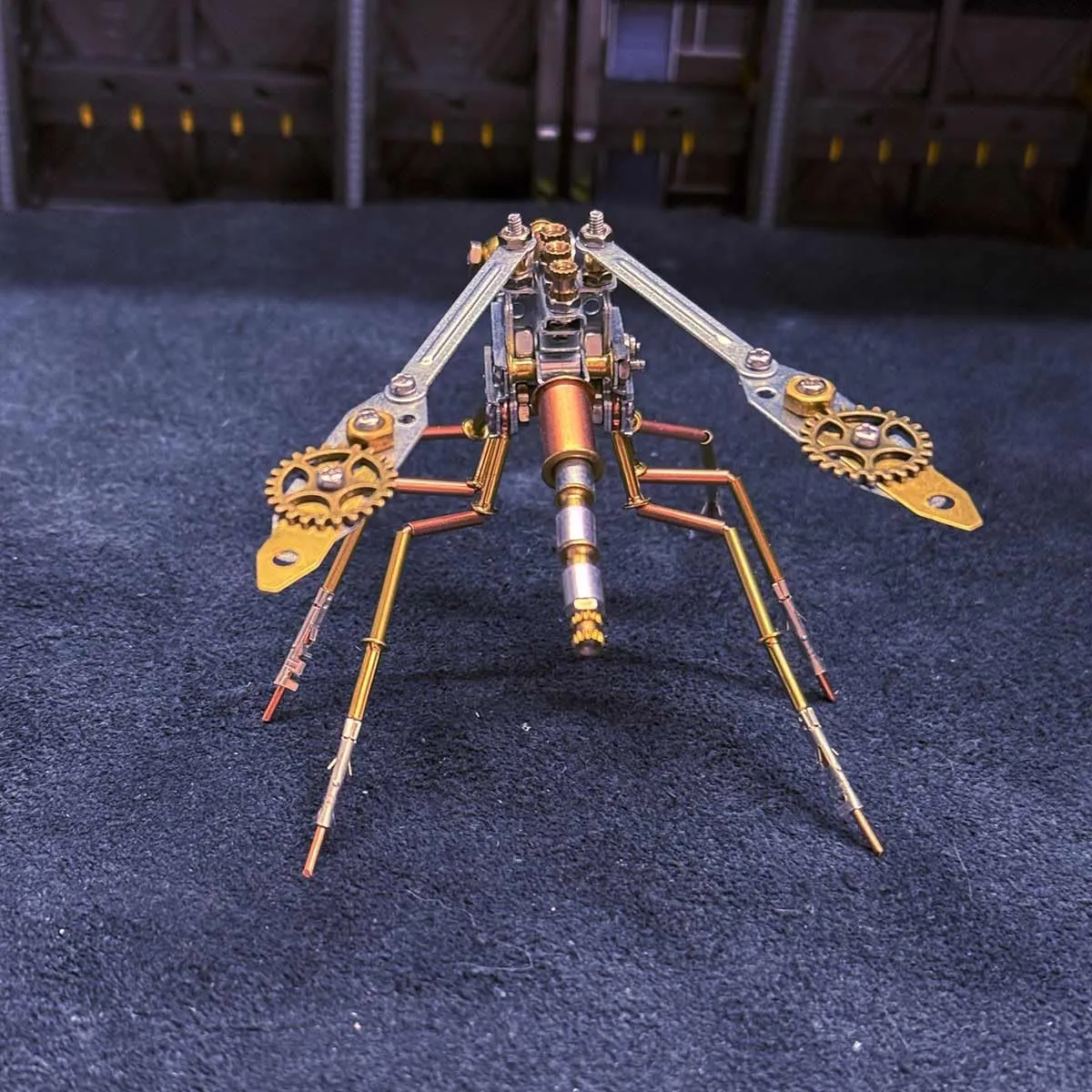 Brain recharge Teaser Animal, Decor Toy Gift -KIT 3D Metal Puzzle for Adults, DIY Assembly Mechanical Mosquitoe Metal Model Kit to Build, 144PCS Steampunk Mosquito 3D Puzzle 