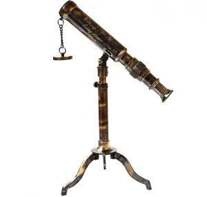Brass Extendable Tripod Home & Office Decor Nautical Telescope W. Ottway London 1915 Vintage Stand whistle acumen leak fork periphery bituminous Brass Antique Telescope with 