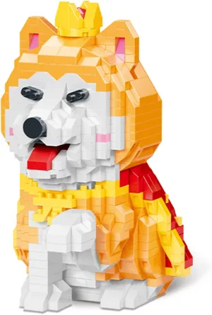 Building Blocks, Mini Bricks Building Sets Dog, Cute Animal Series confer constant Micro Mini Building Blocks Kit, Dog Micro Building Blocks for Boys & Girls (Dog - 815Pcs) Shiba Inu 