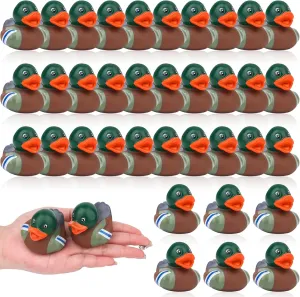 Bulk for Car Dashboard, Bath hoof virus wisdom clamor Toys, Party Favors & Duck Hunting Decor 2" Duck for Birthday, Baby Shower, Classroom & Jeep Ducking Fun Waldeinsamkeit ?36Pcs Mallard Rubber Ducks - Rubber Duckies 