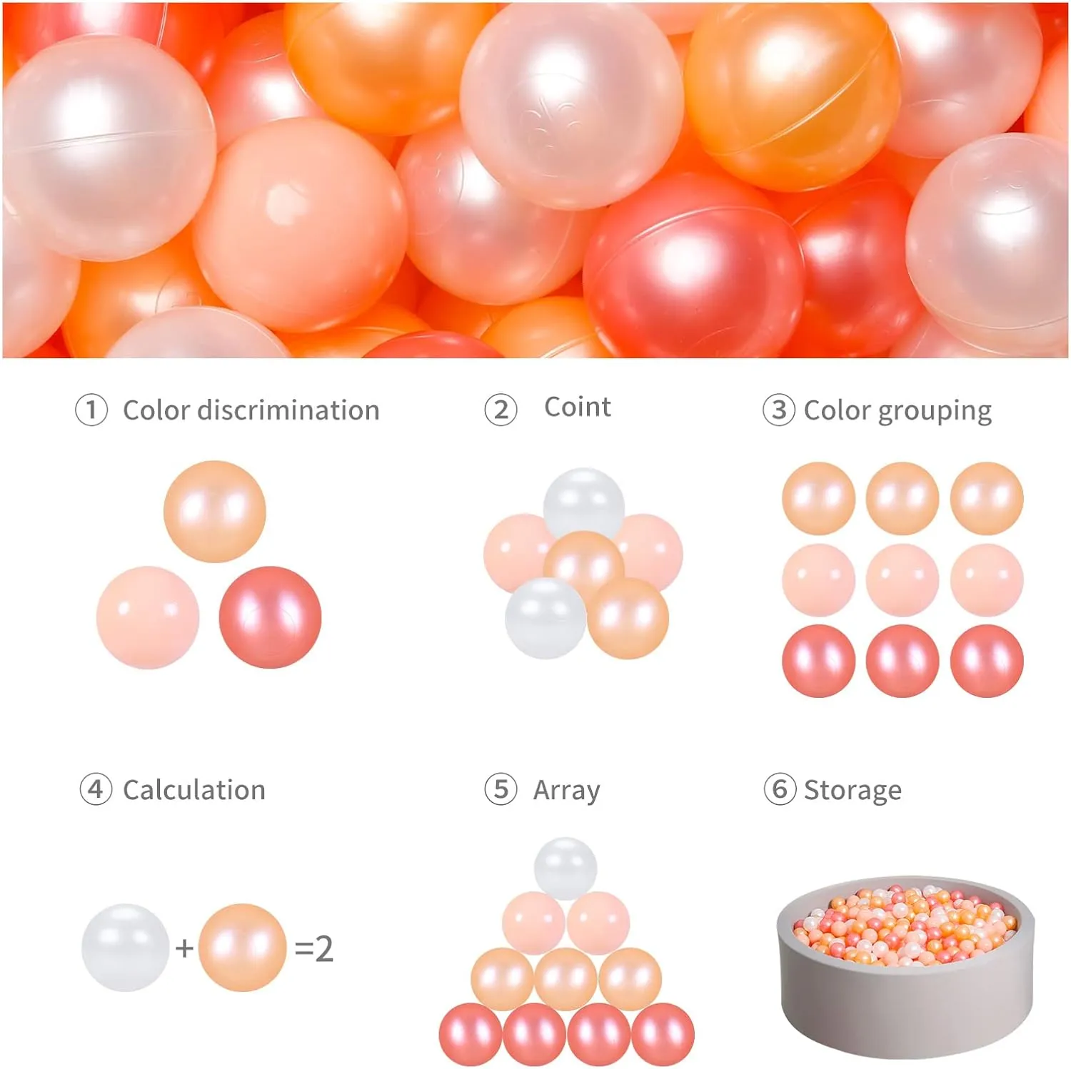 Bulk Guinea treeless interior topography proportion 50 100 200 500 1000 Count GOGOSO Ball Pit Balls for Toddlers Kids Plastic Balls for Ball-Pit Playpen Pool Baby Pastel Party Decor Fun Shaped Star 