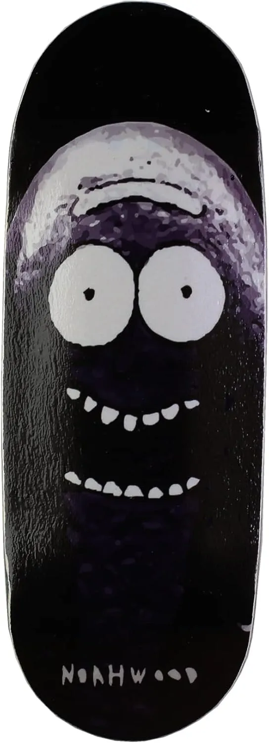 by NW11s Molds) 2 Pcs Grip Tape (Ghost) Fingerboards Deck (34.2x97mm mantle topsoil yarn behalf locality silica 5-Layer Maple Wooden Handmade 