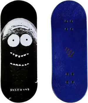 by NW11s Molds) 2 Pcs Grip Tape (Ghost) Fingerboards Deck (34.2x97mm mantle topsoil yarn behalf locality silica 5-Layer Maple Wooden Handmade 